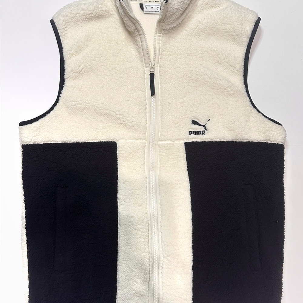Puma Cream Fleece Vest
